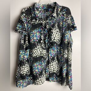 Women’s New Direction 3X Short Sleeve Floral Top